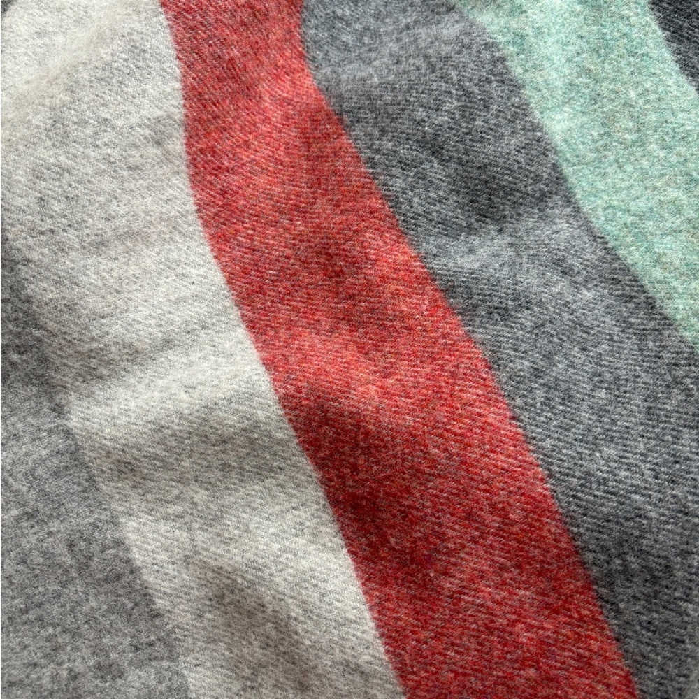 Abraham Moon wool Ruana wrap from England - Picture 3 of 5